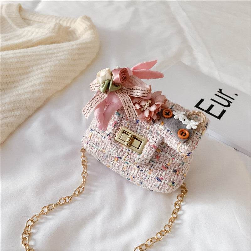 Mini Girls Messenger Bag - Waterproof Woolen, Lightweight & Trendy Style - Buy Center