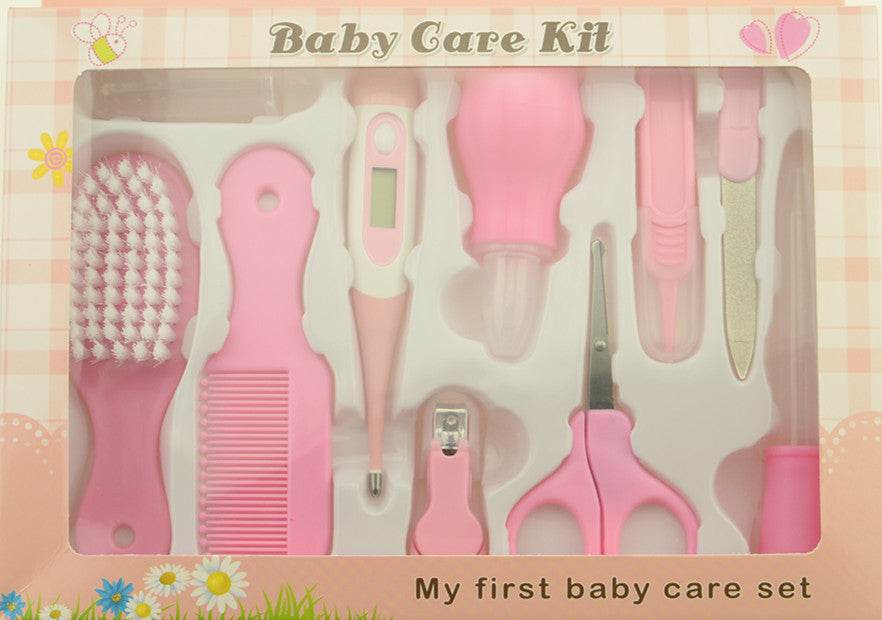 10-Piece Baby Care Set - Thermometer, Grooming Tools for New Parents - Buy Center