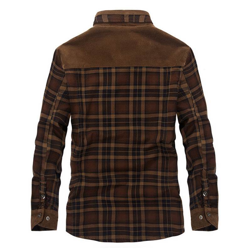 Buycenter Men's Thicken Winter Jacket - Warm Fleece & Cotton Blend - Buy Center
