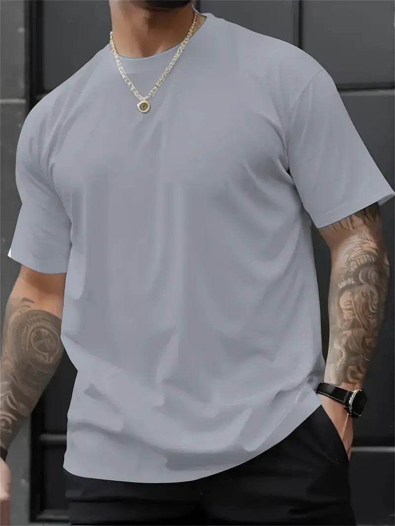 3D Printed Loose T-Shirt - Short Sleeve Round Neck in Various Colors - Buy Center