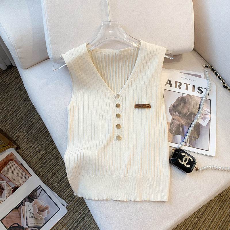 Women's Sleeveless Ice Silk Vest - Lightweight & Breathable Summer Fashion - Buy Center
