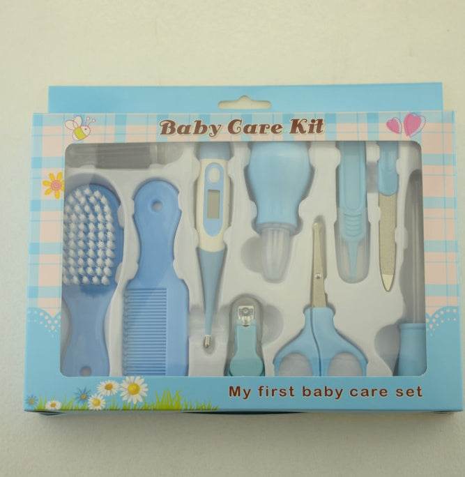 10-Piece Baby Care Set - Thermometer, Grooming Tools for New Parents - Buy Center