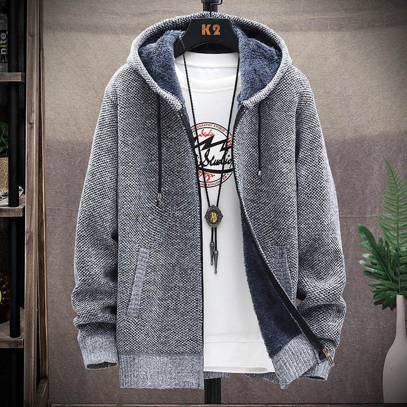 Buycenter Fleece Coat - Loose Cardigan for Youth, Perfect for Winter Wear - Buy Center