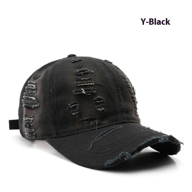 Retro Pure Color Washed Baseball Cap - Stylish UV Protection & Comfort - Buy Center
