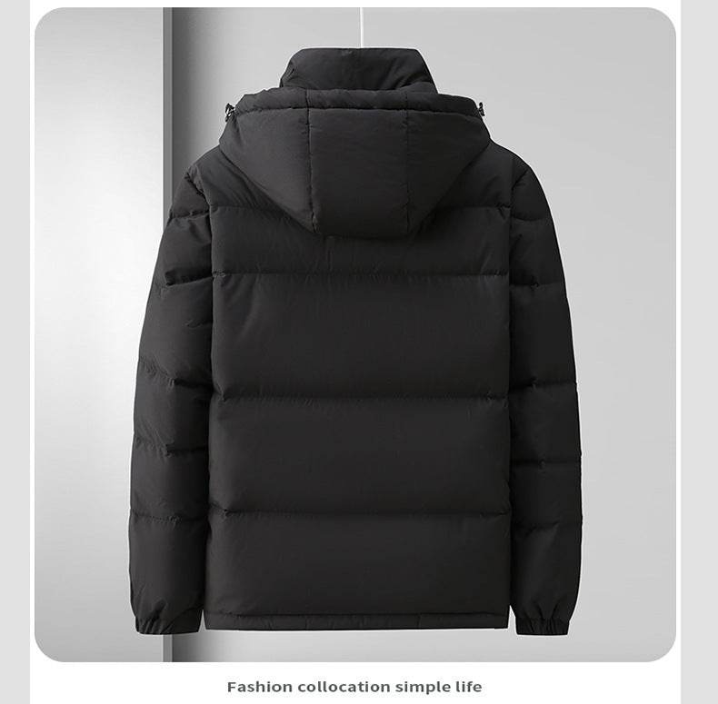 Men's Winter Down Jacket - Cozy Hooded Design for Stylish Warmth - Buy Center