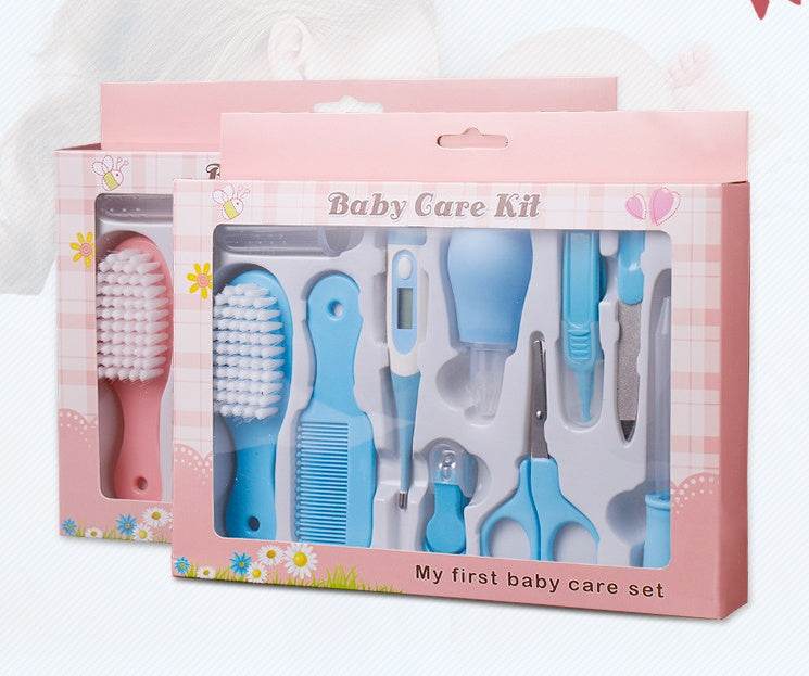 10-Piece Baby Care Set - Thermometer, Grooming Tools for New Parents - Buy Center