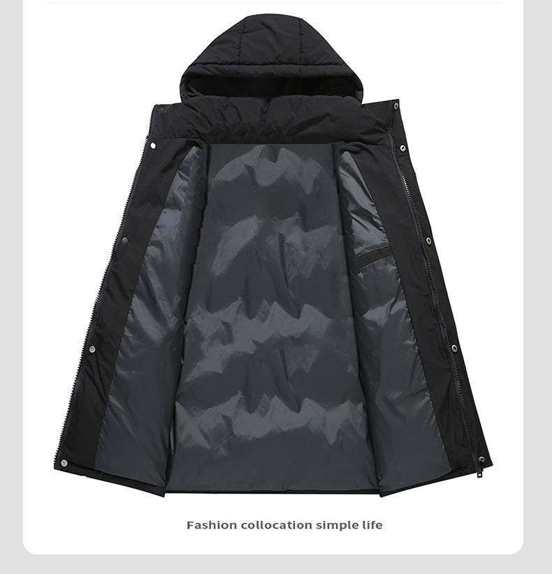Men's Winter Down Jacket - Cozy Hooded Design for Stylish Warmth - Buy Center