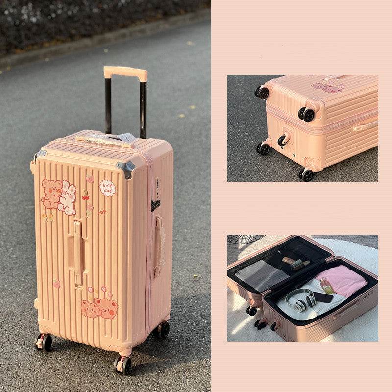 Large-Capacity Trolley Case - Shock-Absorbing, TSA Lock & Universal Wheels - Buy Center