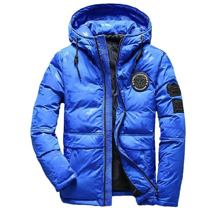 Buycenter Men's Winter Camouflage Jacket - Hooded, Slim Fit & Warm - Buy Center