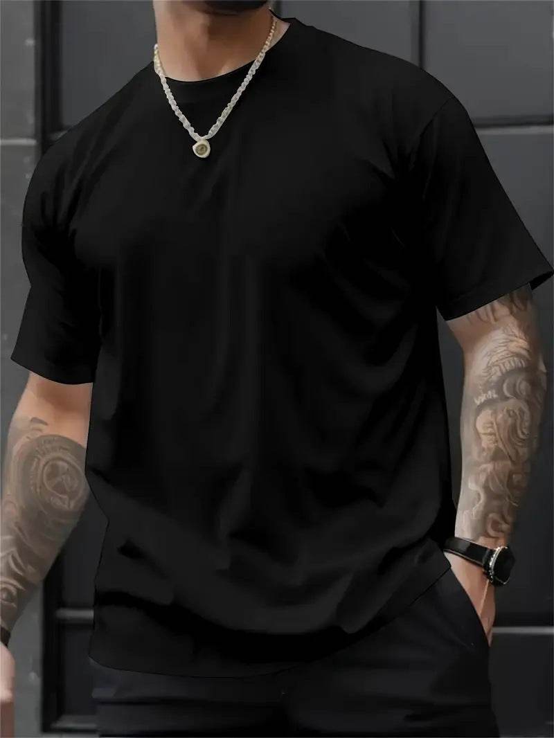 3D Printed Loose T-Shirt - Short Sleeve Round Neck in Various Colors - Buy Center