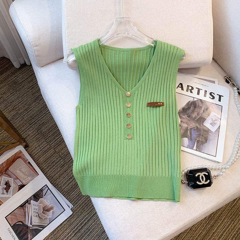 Women's Sleeveless Ice Silk Vest - Lightweight & Breathable Summer Fashion - Buy Center