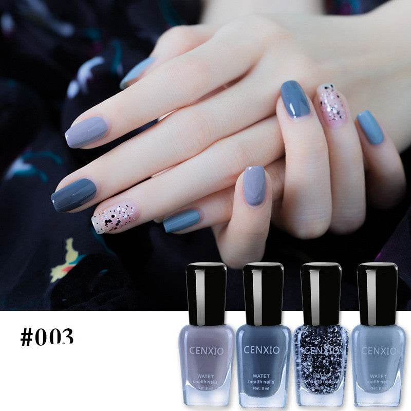 Water-Based Nail Polish Set - 4 Odorless Colors, Easy Peel-Off Formula - Buy Center