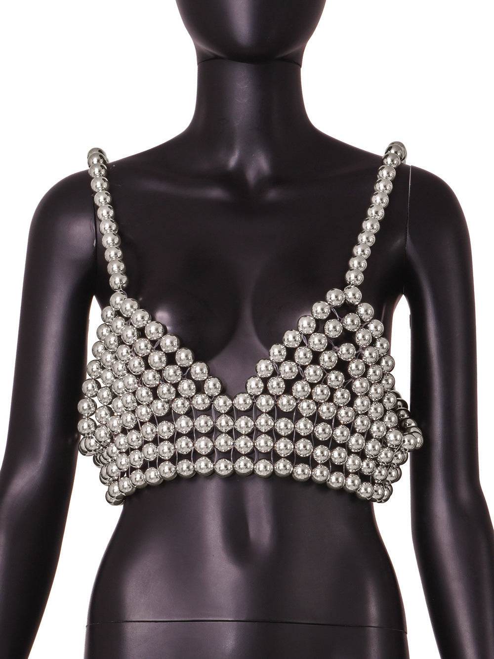 Sexy Fashion Pearl Suspender Vest - Stylish Women's Camis for Any Occasion - Buy Center