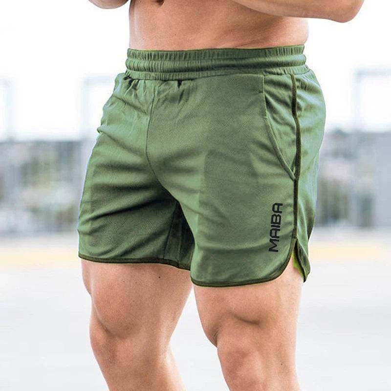 YOSHINEE Men's Fitness Bodybuilding Shorts - Quick Dry, Breathable Mesh - Buy Center