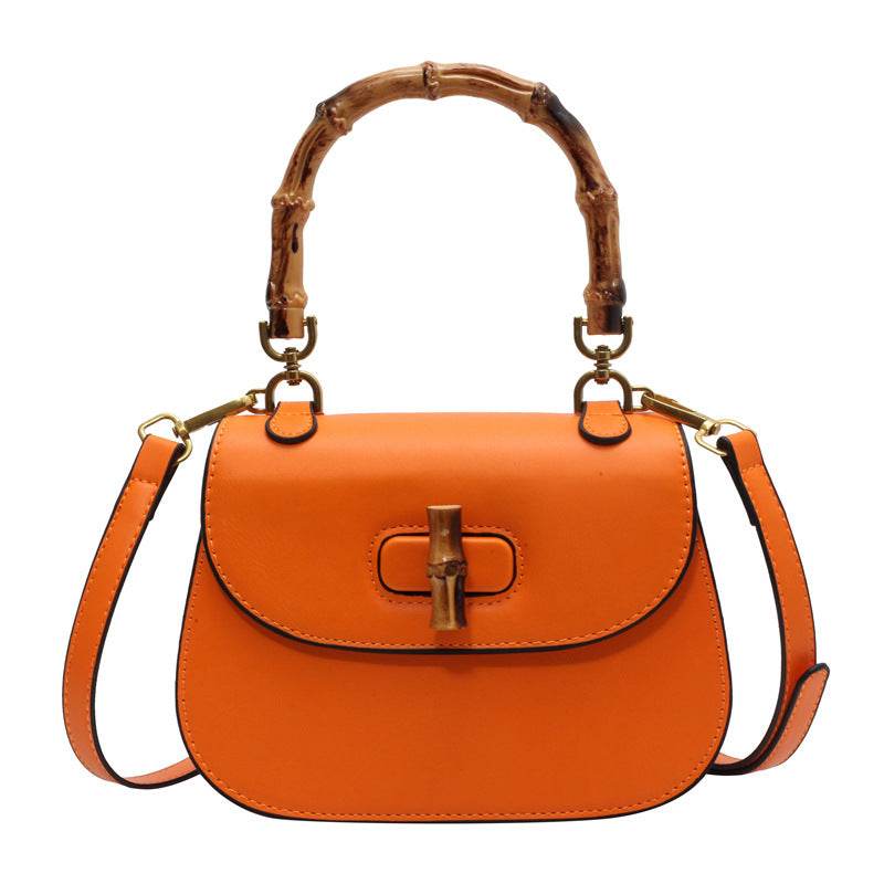 Buycenter Women's Portable Bamboo Shoulder Bag - Urban Simplicity Style - Buy Center
