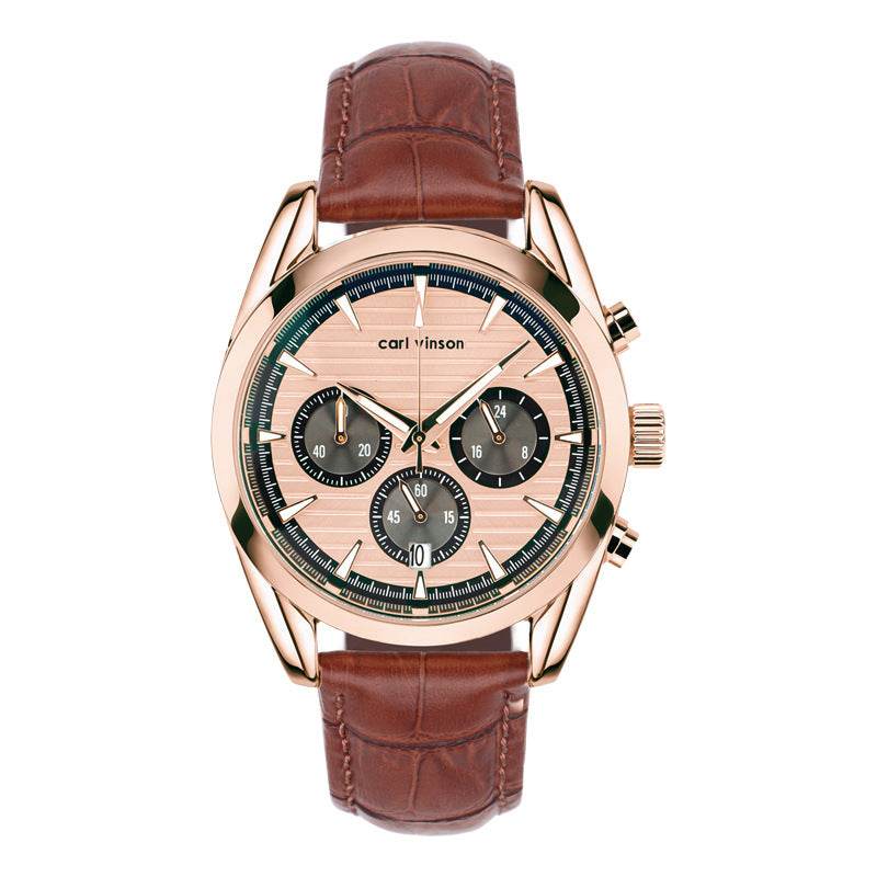 Buycenter Men's Waterproof Luminous Quartz Watch - Casual Alloy Design - Buy Center
