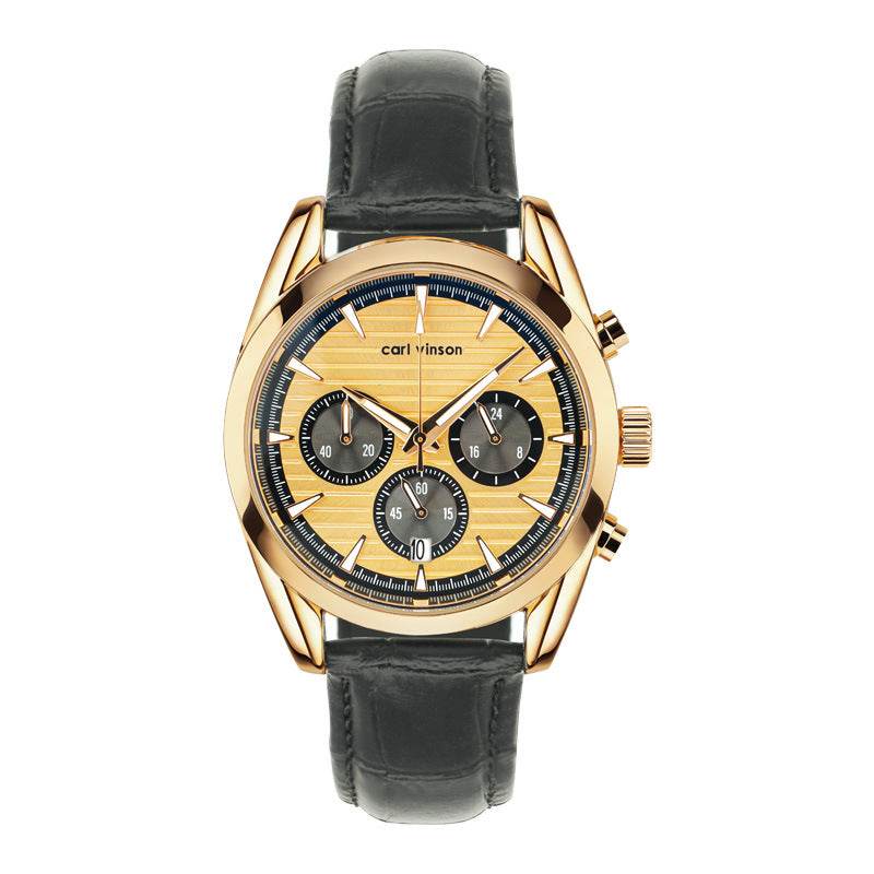 Buycenter Men's Waterproof Luminous Quartz Watch - Casual Alloy Design - Buy Center