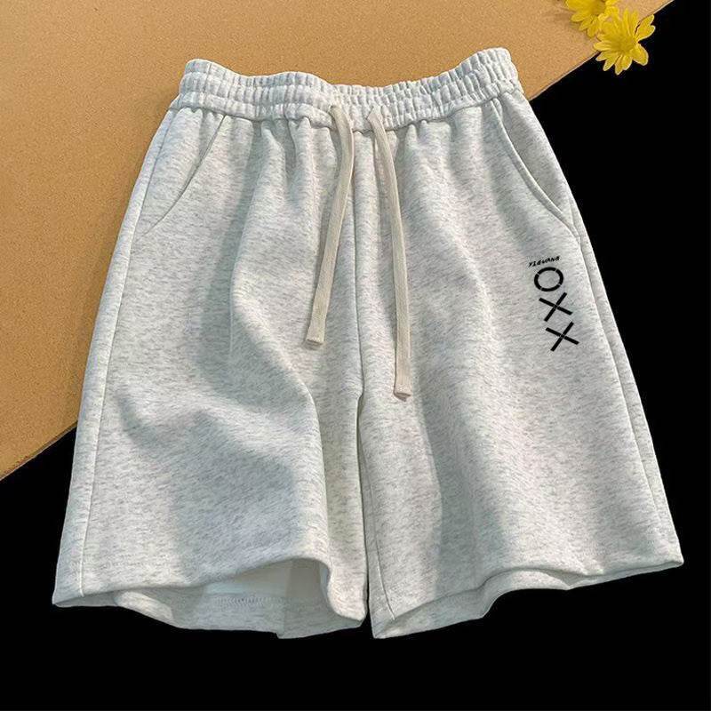 Buycenter Vintage Letter Print Loose Summer Shorts for Men - Stylish & Comfortable - Buy Center