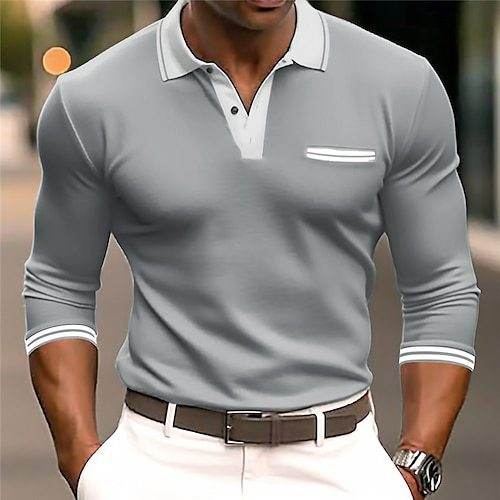 Men's Long Sleeve Button Sweatshirt - Stylish Sportswear for Autumn - Buy Center