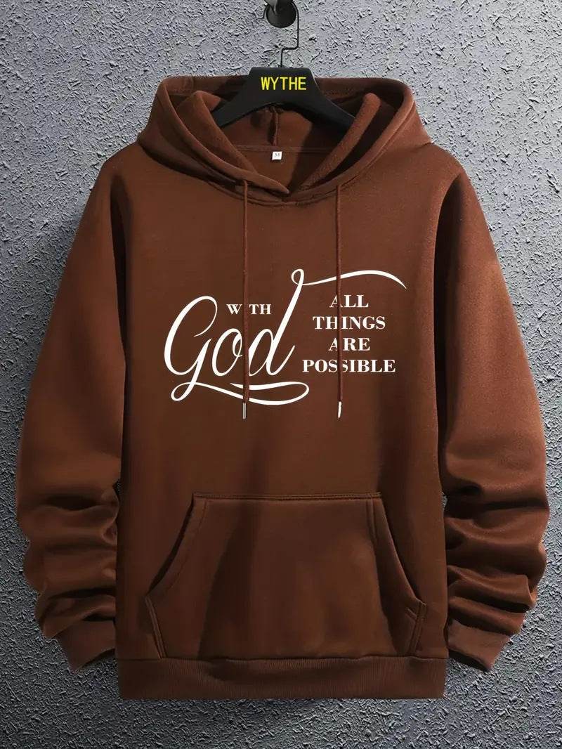 Buycenter Velvet Fall Winter Hoodie - Stylish Printed Pullover for Men - Buy Center