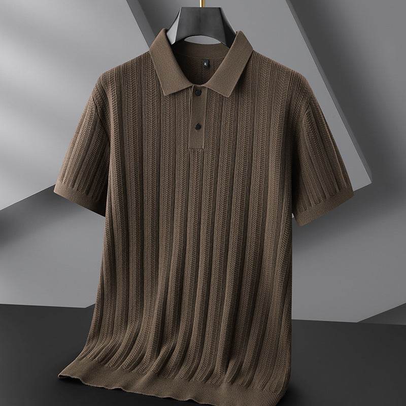 Plus Size Men's Short Sleeve Sweater - Autumn & Winter Collection - Buy Center