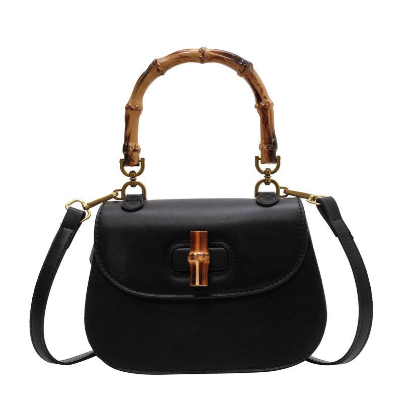Buycenter Women's Portable Bamboo Shoulder Bag - Urban Simplicity Style - Buy Center