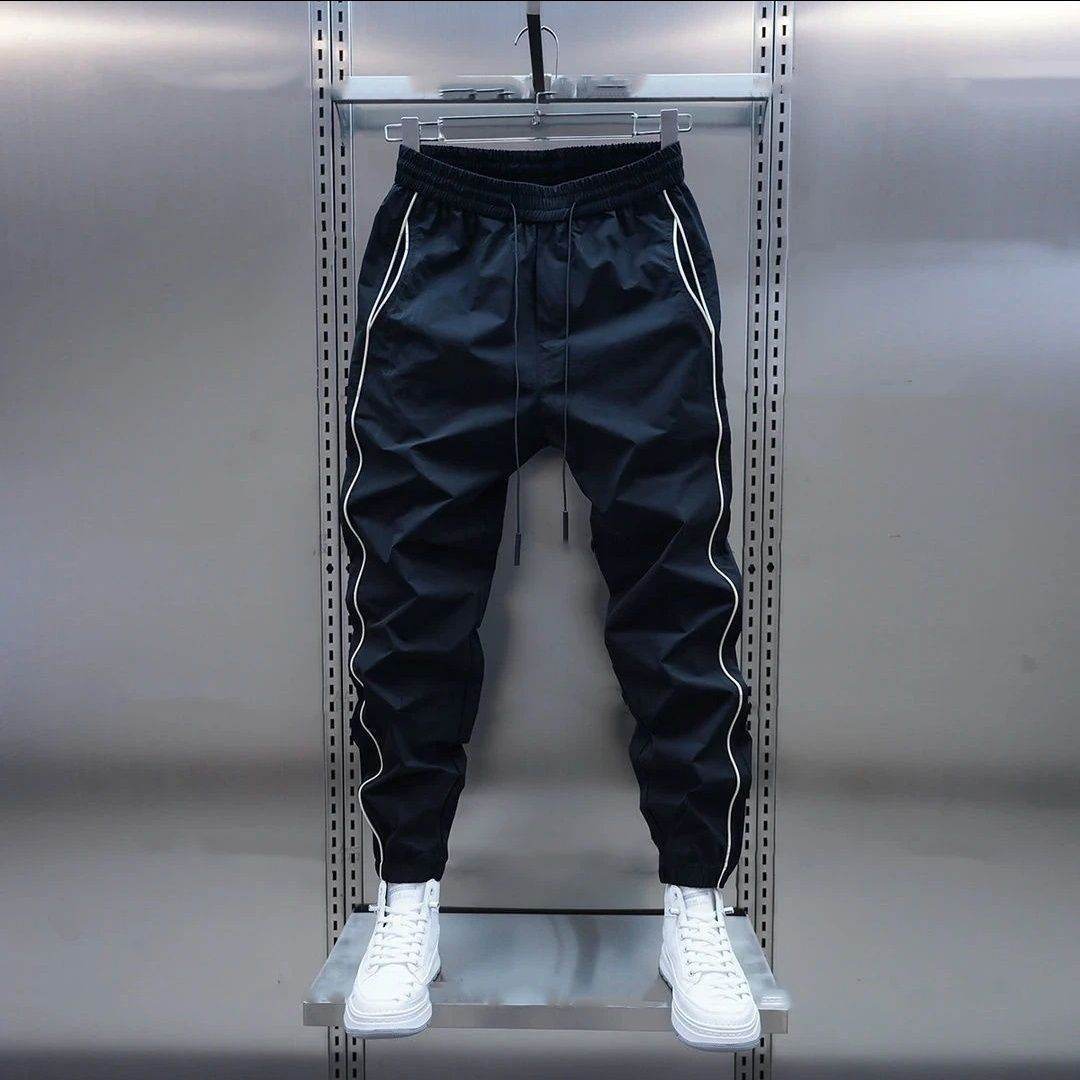 Men's Ankle-Tied Harlan Cargo Pants - Casual Workout, Loose Fit - Buy Center