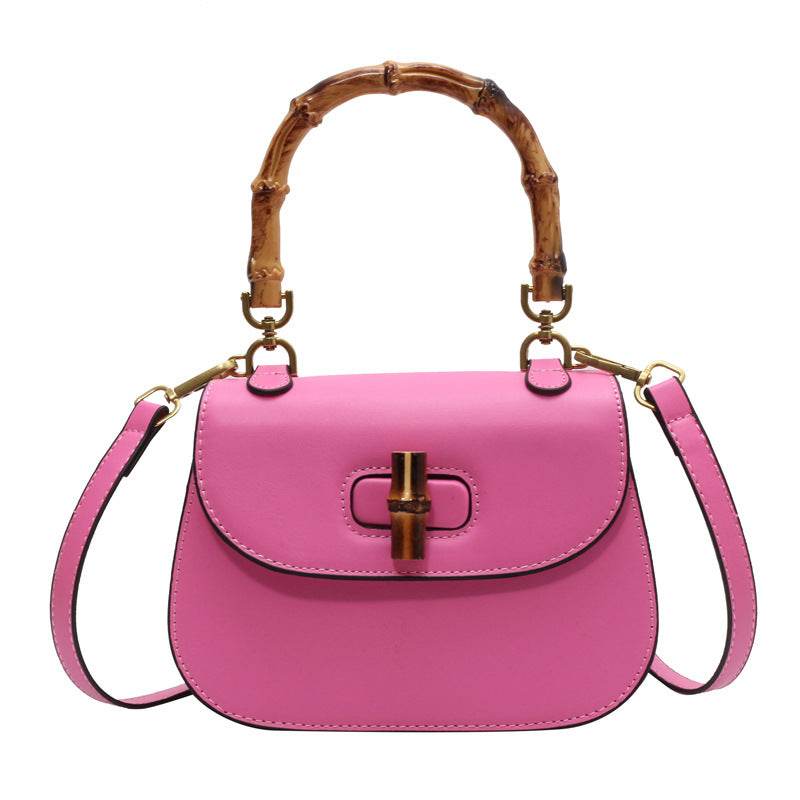 Buycenter Women's Portable Bamboo Shoulder Bag - Urban Simplicity Style - Buy Center
