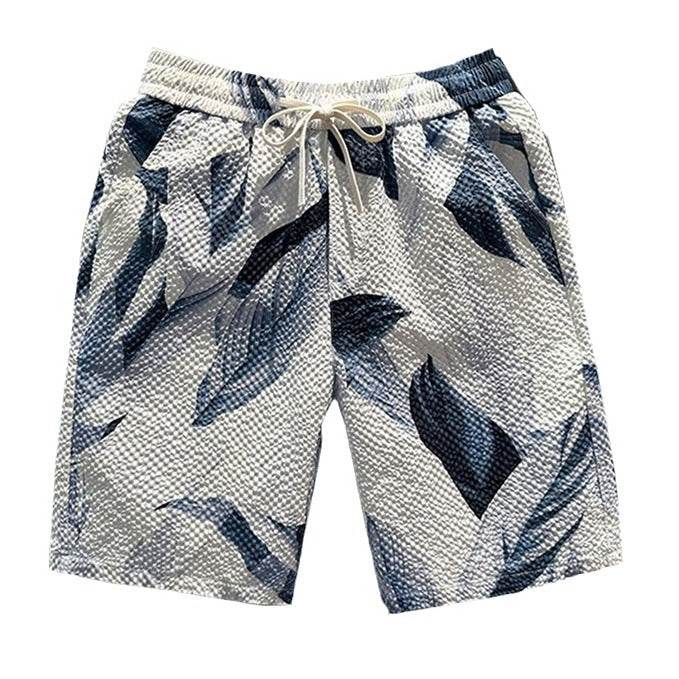 Buycenter Men's Loose Casual Beach Pants - Striped Lightweight Comfort - Buy Center