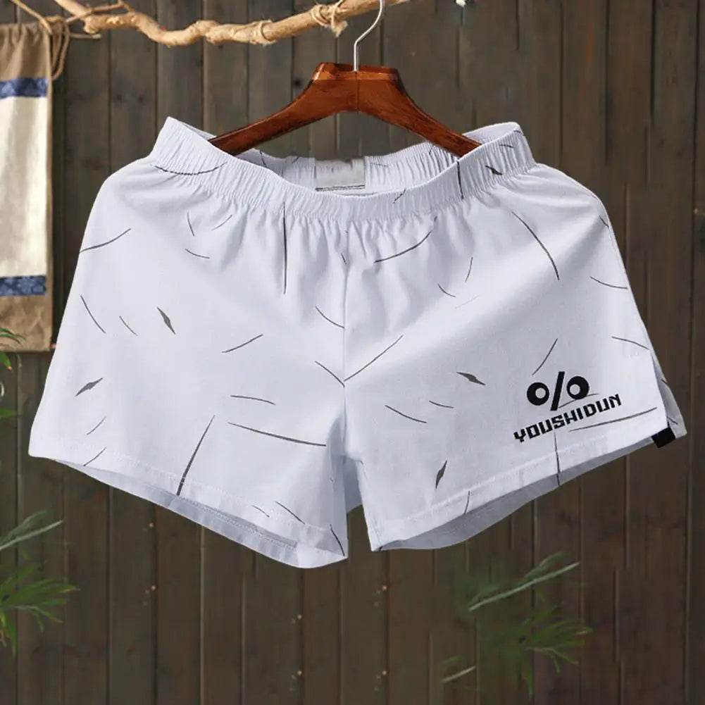 Comfortable Men's Home Lounge Pants - Soft Breathable Boxer Shorts - Buy Center
