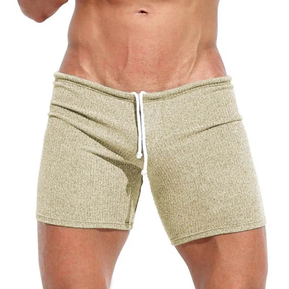 Casual Summer Men’s Shorts - Slim Fit Elastic Waist Above Knee Length - Buy Center