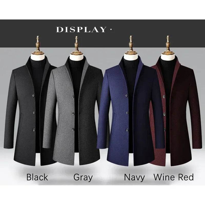 TFETTERS Men's Trench Coat - Korean Fashion for Business Casual Style - Buy Center