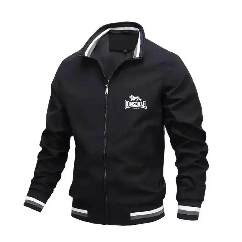 LONSDALE Men's Slim Fit Aviator Jacket - Spring Autumn Casual Fashion - Buy Center