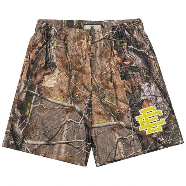 Eric Emanuel Men's Gym Shorts - Floral Print Summer Sports & Beach Wear - Buy Center