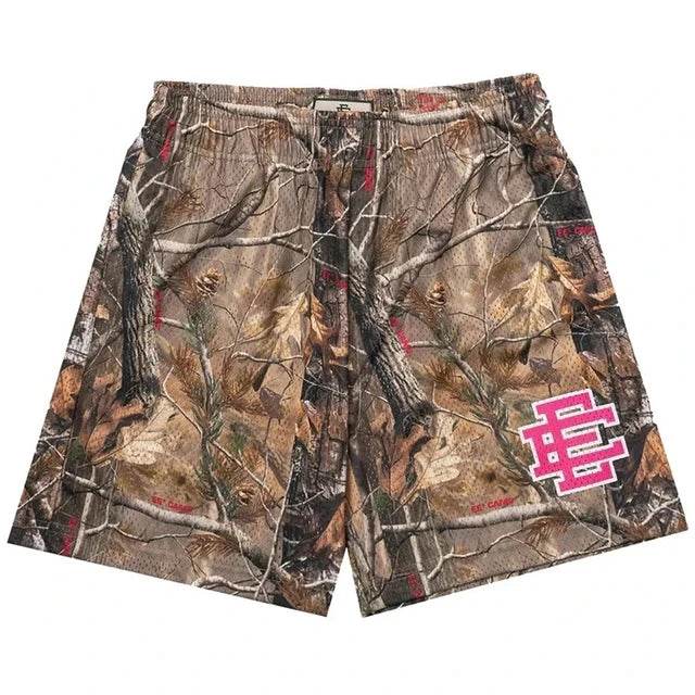 Eric Emanuel Men's Gym Shorts - Floral Print Summer Sports & Beach Wear - Buy Center