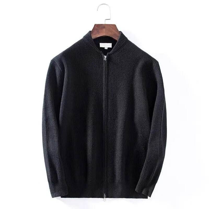WQAFVG Men's Thick V-Neck Knitted Cardigan - Casual Autumn Winter Style - Buy Center