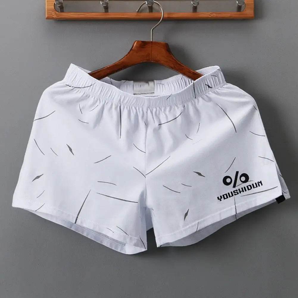 Comfortable Men's Home Lounge Pants - Soft Breathable Boxer Shorts - Buy Center