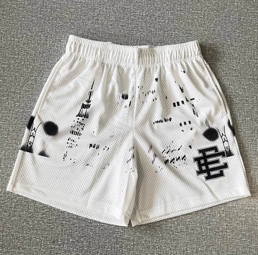 Eric Emanuel Men's Gym Shorts - Floral Print Summer Sports & Beach Wear - Buy Center