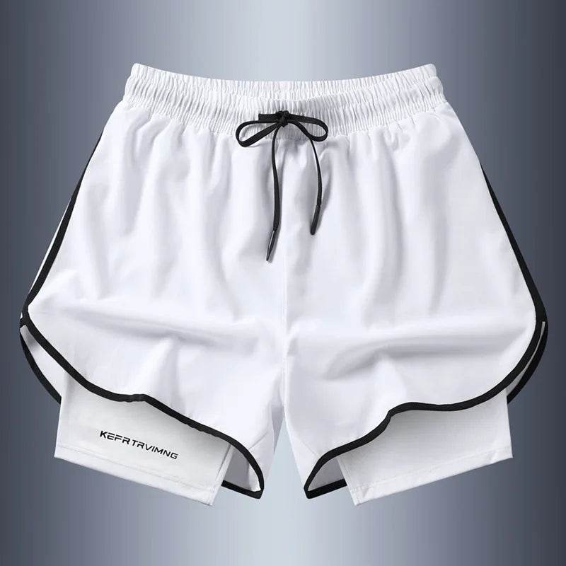 Men's Summer Casual Shorts - Anti-Exposure Double-Layer Running Pants - Buy Center