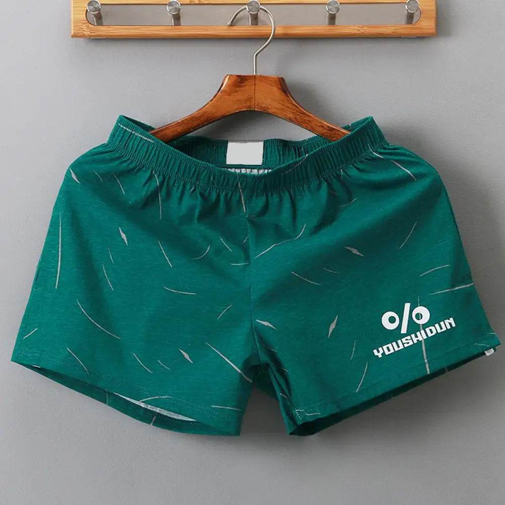 Comfortable Men's Home Lounge Pants - Soft Breathable Boxer Shorts - Buy Center