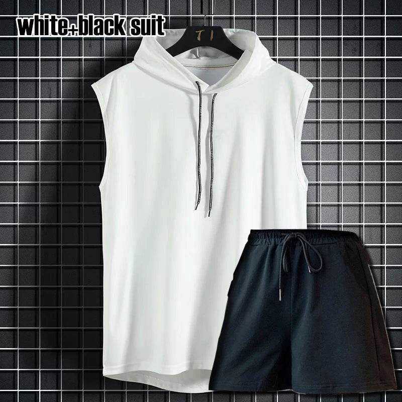 2023 Men's Hooded Sleeveless Cardigan Vest - Plus Size S-4XL Streetwear - Buy Center