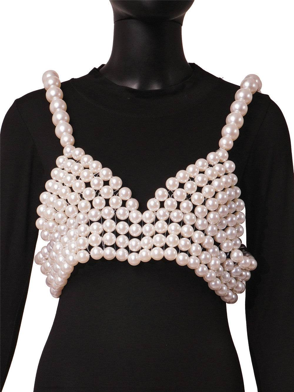 Sexy Fashion Pearl Suspender Vest - Stylish Women's Camis for Any Occasion - Buy Center
