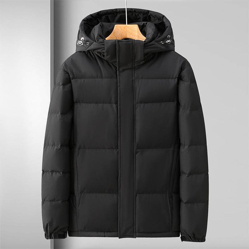 Men's Winter Down Jacket - Cozy Hooded Design for Stylish Warmth - Buy Center