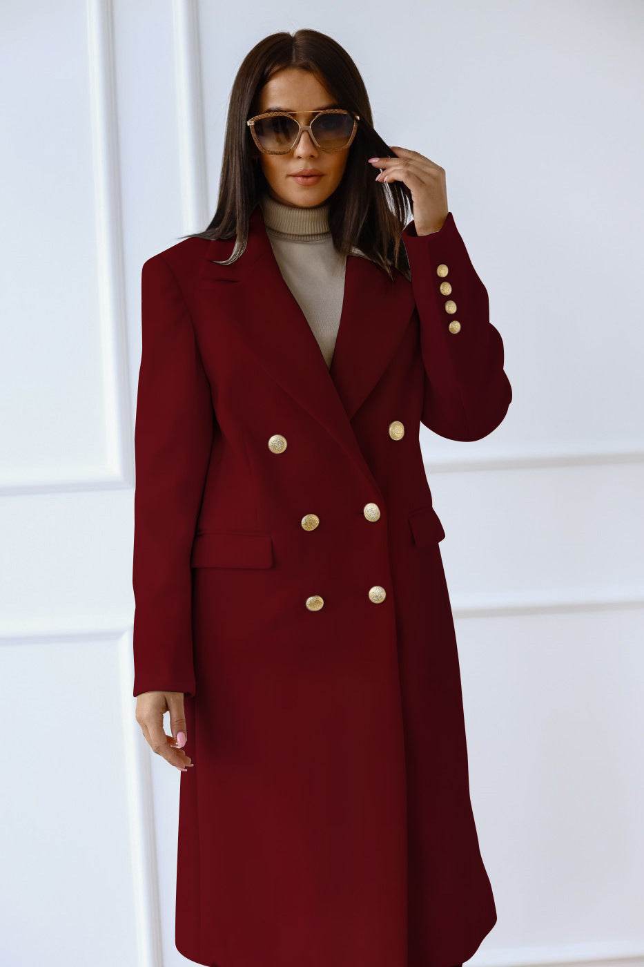 Buycenter Autumn Winter Tweed Jacket for Women - Casual Style, Long Sleeve - Buy Center