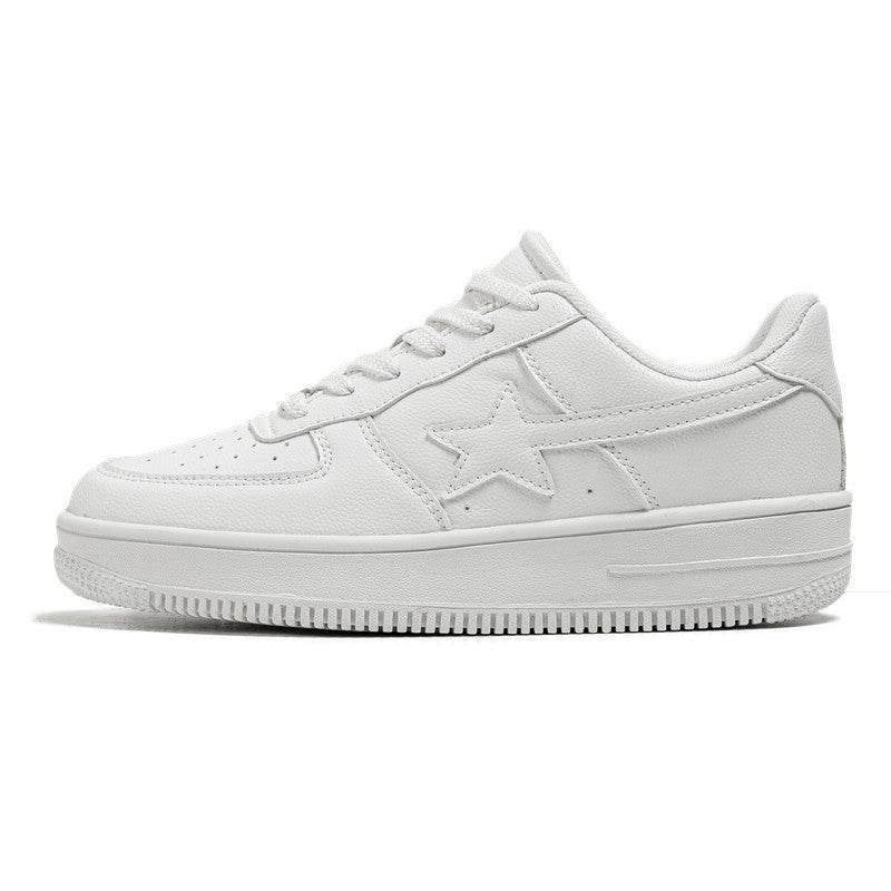 Thick Soled White Casual Sneakers for Men - Breathable Vulcanized Style - Buy Center
