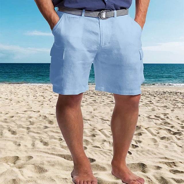 Buycenter Multi-Pocket Cotton Shorts - Comfortable and Breathable Design - Buy Center