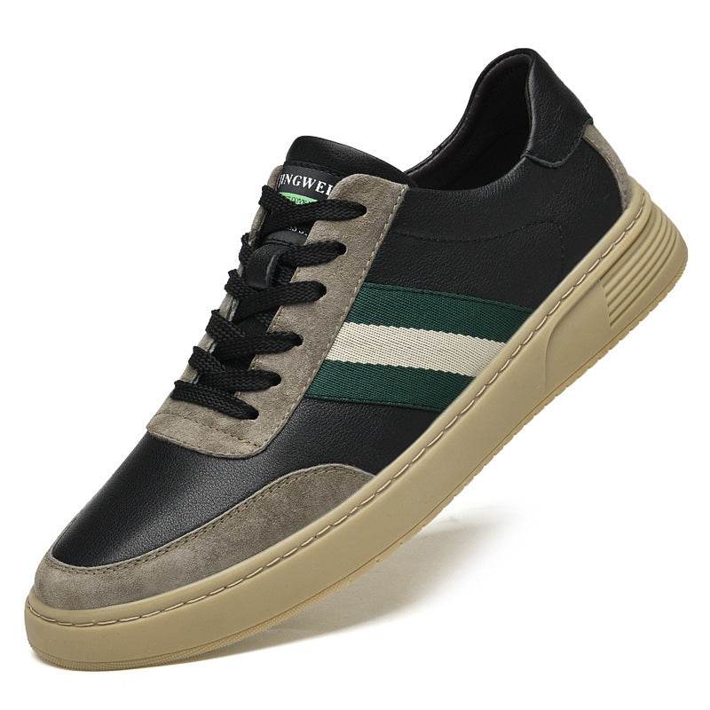 Men's Casual Lace-Up Cow Leather Shoes - Comfortable & Stylish Footwear - Buy Center