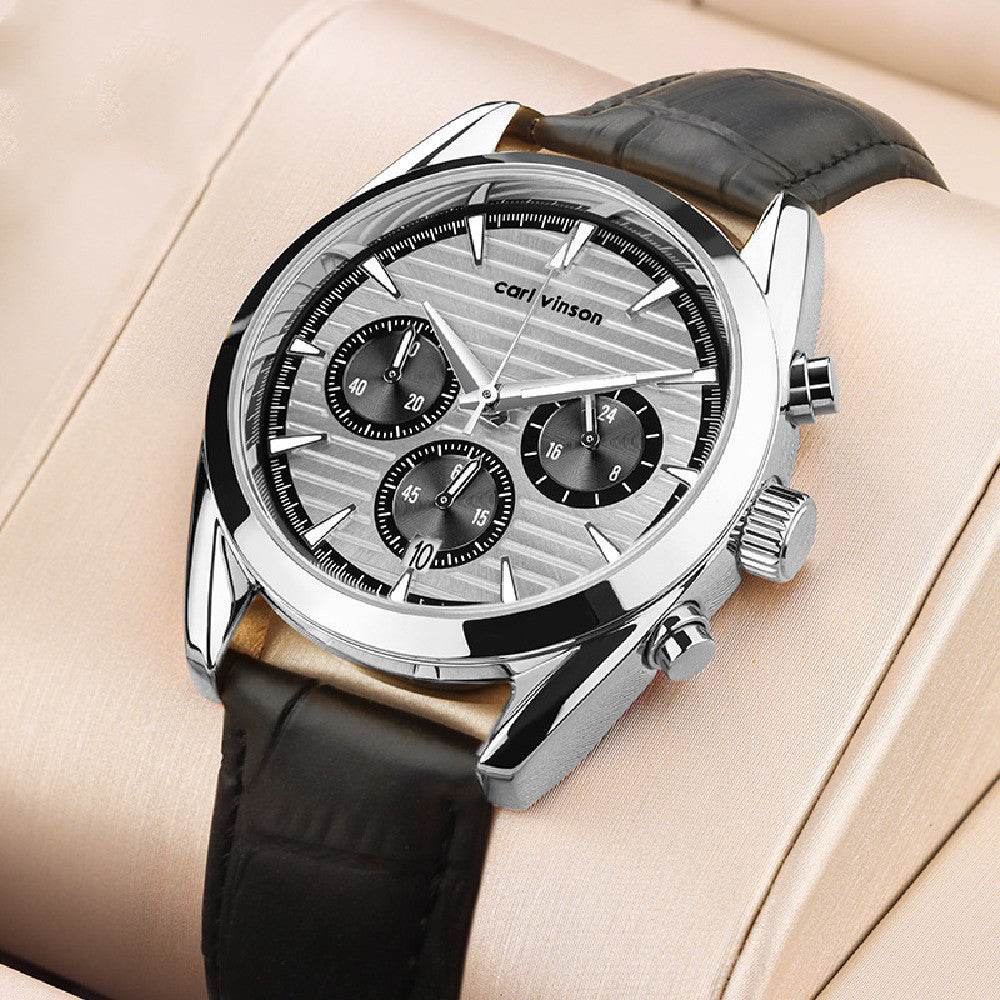 Buycenter Men's Waterproof Luminous Quartz Watch - Casual Alloy Design - Buy Center