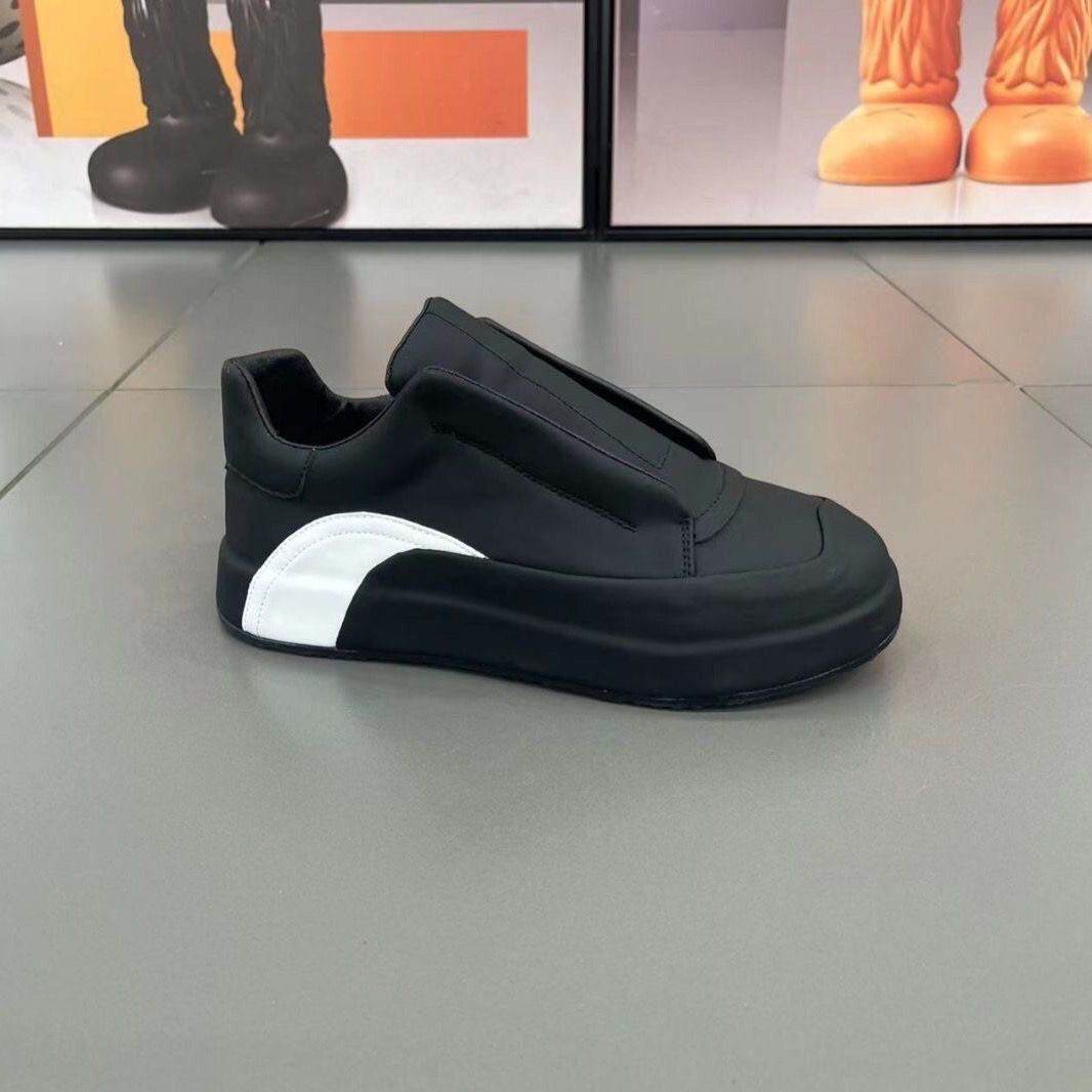 Genuine Leather Slip-On Casual Running Shoes - Breathable & Stylish Comfort - Buy Center