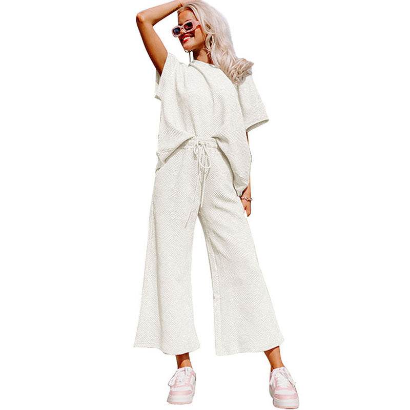 Buycenter Summer Casual Suit for Women - European Style Sportswear - Buy Center